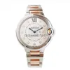 Kies werken Automatisch horloges Carter Dames kijken blauwe ballonreeks 33 mm 18k roze diameter automatisch w e 9 0 2 4 4