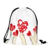 Drawstring Valentijnsdagliefhebber Paren Zakken Zak Sport Gym Buiten Backpack Tassen Linnen Mochila Feminina