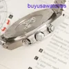 AP Calendar Wrist Watch Royal Oak Series Silver Disc Automatic Mechanical Mens 26320ST.OO.1220ST.02