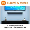 Väskor Original Xiaomi TV Stereo 8 Sunda enheter 3,5 mm Stereo Aux Optical Coaxial Audio Input Bluetooth Bar Wall Mounted Desktop Cloth