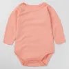 Een-stuks pasgeboren babymeisje rompers jongens bodysuits kleding jumpsuits lange mouw rode peuters geboren blanke kinderen bebe nieuw baby kostuum