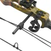 Flecha 1 PC Archery String Supresor Supresor Estabilizador de arco de carbono Reduzca el ajuste de choque para accesorios de caza de caza al aire libre compuesto