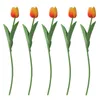 Fiori decorativi 10pcs bouquet fiore di tulipano artificiale vero touch pu falso per decorazione del matrimonio casa decorativo