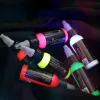 Bläck 15/30 ml högkvalitativt fluorescerande tatuering bläck professionell permanent smink kropp mikroblading enkel målarbok lila ljus pigment