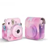Accessoires de sacs d'appareil photo pour Instax Fujifilm Mini 12 boîtier de caméra PU Le cuir PU Soft Protective Trave Sac avec bandoulière