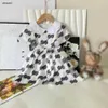 Luksusowa spódnica dziecięca Wzór litera Księżniczka Rozmiar 90-140 cm Designer Designer Ubrania Summer Girls Partydress 24 kwietnia