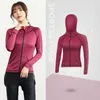 Jackets masculinos Capé -de -jacket para mulheres com capuz de ioga de ioga jogging outono/winter fitness jacket ao ar livre ginásio esportivo ladolesalel2404