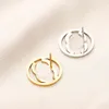 Boucles d'oreilles de luxe de mode classique de mode Classique 18k boucles d'oreilles en or