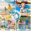 Gun Toys Shark Electric Water Gun Toys med hela automatisk kontinuerlig avfyrning av högtrycksvattenpistoler Summer Outdoor Toys for Kids Giftl2404