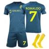 Soccer Jerseys Men's Tracksuits 22-23 Al-Nassr FC Stadium Home/Away No.7 Ronaldo Adult Children's Jersey Set+Socks