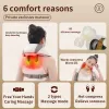 Massager Electric Neck Back Massager Heat Shoulder Ben Knådan Massage Relax Kudde Neck Strecher Health Care Massage Machine Pain Relief