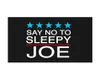 Flagi antybidenowe Say No to Sleepy Joe 90x150cm podwójne szwy flagi festiwalu Prezent 100d poliesterowy wydruk na zewnątrz 8219798