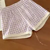 Clothing Sets 2024 Summer Baby Girl Clothes Plaid Infant Cotton Sling Tops Shorts Two Pieces Suit Toddler Casual Camisole Outfits