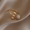 Pierścienie zespołowe luksusowe tlenowe kamień moonstone dla kobiet Dolphin Cat Moon Tassel Regulowany palec palec biżuteria
