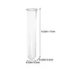 Vases 4 Pcs Hydroponic Vase Plant Starter Glass Tubes Small Terrarium Plants Propagation Hanging Planter