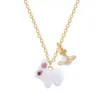 デザイナージュエリーViviane Viviennes Westwood Jewelry Pendant Necklace New Rabbit Saturn Necklaceパーソナライズされた甘いInstagramペンダント3Dプラネットネックラック