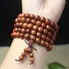 Strand Myanmar Pear Bouddha Bel Bracelet 108 Hommes et femmes Handstring en bois Rosaire bijoux d'artisanat