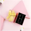 Hülle Red Valentine Lippenstift Wrap Pink White Paper Juwely Shopsbox mit Big Bowknot Drop Lieferung Hausgarten Festliche P -Dhzfu