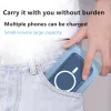 Cases 10000mAh Macsafe Power Bank Magnetic Wireless Fast Charger for iPhone 14 13 Samsung Xiaomi Built in Cable Portable Spare Battery