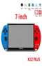 X12 Plus Video Game 7Inch LCD Double Rocker Portable Handheld Retro Game Console Video MP5 Player för GBA SFC MD Arcade Retro Game1014613