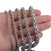 Beaded Waterproof Stainless Steel Wheat Chains Armband Guldfärg Högkvalitativ smycken för män och kvinnor i olika färger 240423