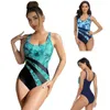 Women's Swimwear One-piece Swimsuit Womens New Sexy Backless Sports Racing Fashion Ladies Swimsuit Bikini d240424