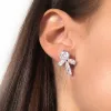 Boucles d'oreilles Stonefans zircon oreille Clip pour femmes livraison gratuite boucle d'oreille y2k fashion 2023 Nouvelles filles manchette de mariage aux chandoueurs bijoux cadeau