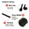 Dreadlocks Brazilian Human Hair Strand Crochet Braid Hair Loc 0.6 0.8 cm Kinky Braiding Bundles Microlocks Wholesale 240409