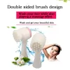 Scrubbers Face Pinsel Handbuch Gesichtsbereinigung Hautpflege Silikon Gesichtsbehebung Dual Gesichtswaschpinsel Tiefes Porene Peeling Make -up Massage