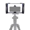 Gimbal Yelangu Smartphone Video Rig Film Making Vlogging Rig Cage Stabilizer voor mobiele telefoon Samsung Huawei iPhone XS Max XR X 8 7 Plus