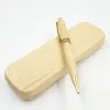 Pens Upscale Wooden Business Office Gift Box Ballpoint Pen Creative School Supplies Fashion Maple Pen Boxes Signing Pens