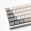 XDA -profil 120 PBT KeyCap färgämnen Personlig minimalistisk vitgrå engelska japanska för mekaniskt tangentbord MX Switch 240419