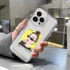 Creative Cartoon Girl Graffiti Art Transparent Shockproof Protective Case for iPhone 15 XS Max 14Pro Max 7Plus 13 12Pro 11 - Full Coverage Durable Space Case