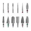 Bits Carbide Nail Drill Bits Rotate Electric Ceramic Milling Cutter For Manicure Gel Polish Remover Nail Files Pedicure