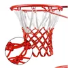 Balls High Quality Durable Standard Size Nylon Thread Sports Basketball Hoop Mesh Net Backboard Rim Ball Pum 2207068357110 Drop Delive Dhafw