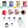 Kamera Çantası Aksesuarları Fujifilm Instax Mini 11 Kamera Aksesuarları Paketi Kiti Omuz Çantası Kılıfı 64 Cepler Fotoğraf Albüm Film Çerçeveleri Filtreler Selfie Set