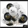 Hemförsörjning Event Festlig Garden15pcs Säsong Ballong Grattis Graduation Party Decoration Birthday Balloons Set Air Wedding Favors S