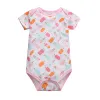 One-Pieces wholesale Newborn Bodysuit Baby Clothes Cotton Body Baby Short Sleeve Underwear Infant Boys Girls Clothing Baby's Sets