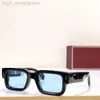 Okulary przeciwsłoneczne 2024 Projektanci mężczyźni i kobiety szklanki bez krawędzi moda Ascari ręcznie robione szklane eleganckie luksusowe jakość unikalna design gruby retro