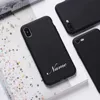 Case di telefonia cellulare Nome personalizzato Lettere fai -da -da -te Case per iPhone 15 14 13 Caso 12 11 Pro Max Se Copri il silicone di lusso Fund per iPhone 7 8 Plus X S XR D240424