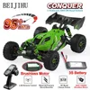 Elektrisk/RC-bil 1 14 95 km/h borstlös RC-bil 3S Professional 4WD Electric High Speed ​​Off-Road Remote Control Drift Toy for Kids vs Wltoys 144010 240424