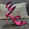 2024 Fashion High Heels Evening Shoes Enbaround Wraparound Luxury Designer Factory Shoe