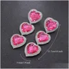 Knot Earrings Cuier 11.7Cm Large Drop For Women Pink Heart Pendientes Statement Long Fashion Jewelry Party Gifts Delivery Dhgqy