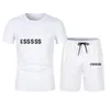 Mens Tracksuits Brand Sportswear Fashion Designer T-Shirt Pants Swimsuit Suit Gym Clothing Shorts Summer Shirt Casual Top Vest Drop De Dhlwn