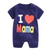 One-Pieces Strampler Baby Girl Sommerkleidung 100% Baumwolle kurzärmeliger Overall für Neugeborene Jumpsuit Baby-Jungen Kleidung