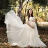 Dresses New Off Shoulder Maternity Dress for Photoshoot Lace Pregnant Dress Long Maxi Dress Maternity Gown Photography Props Photo Shoot