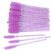 Outils 50pcs Micro Micro Glitter Eyelash Mascara Wands Mini Crystal Eye Lash Brush Peigt Feeprowies Makeup Beauty Tools