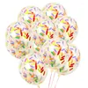Dekoracja imprezy 10pcs 12 cali mieszanka kolor konfetti balony lody balon balon ślub urodzinowe zapasy lateksowe
