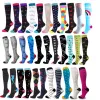 Calcetines corriendo hombres para mujeres compresión calcetines Halloween búho gato dog en forma de corazón unisex running running ciclismo largas medias de presión