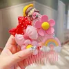 ヘアアクセサリー子供のかわいい甘い漫画の花壊れた髪仕上げアーティファクトスペシャルバックヘッドガールズスウィートヘアクリップキッズヘアアクセサリー